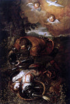  Domenico Robusti Tancred Baptizing Clorinda - Hand Painted Oil Painting