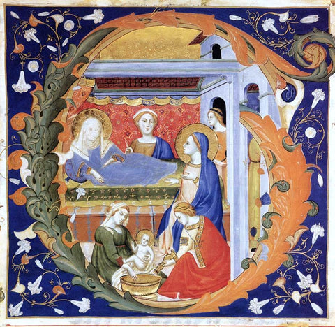  Don Silvestro Die Gherarducci Gradual from Santa Maria degli Angeli (Folio 148) - Hand Painted Oil Painting