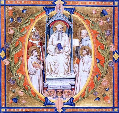  Don Silvestro Die Gherarducci Gradual from Santa Maria degli Angeli (Folio 90) - Hand Painted Oil Painting