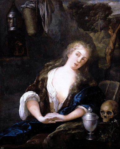  Eglon Van der Neer The Penitent Magdalene - Hand Painted Oil Painting