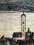  Egon Schiele Church in Stein on the Danube - Hand Painted Oil Painting