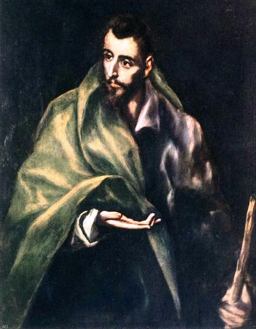  El Greco Apostle St James the Greater - Hand Painted Oil Painting