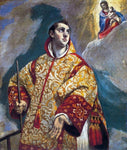  El Greco Apparition of the Virgin to St Lawrence - Hand Painted Oil Painting