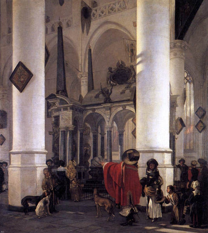  Emanuel De Witte View of the Tomb of William the Silent in the New Church in Delft - Hand Painted Oil Painting