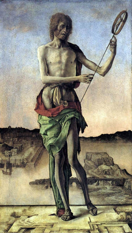  Ercole De' Roberti St John the Baptist - Hand Painted Oil Painting