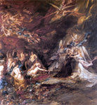  Eugene Isabey The Temptation of St. Anthony - Hand Painted Oil Painting