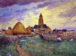  Ferdinand Du Puigaudeau Path in Front of the Church of Croisic - Hand Painted Oil Painting