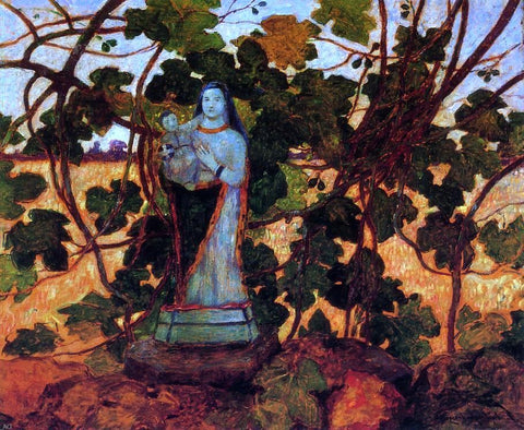 Ferdinand Du Puigaudeau The Virgin with Fig Tree - Hand Painted Oil Painting