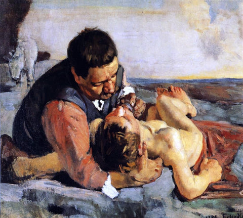  Ferdinand Hodler The Good Samaritan - Hand Painted Oil Painting
