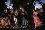  Filippino Lippi The Nativity with Two Angels - Hand Painted Oil Painting