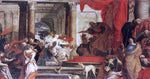  Filippo Gherardi Esther and Ahasuerus - Hand Painted Oil Painting