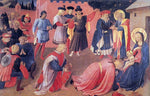  Fra Angelico Adoration of the Magi (Linaioli Tabernacle) - Hand Painted Oil Painting