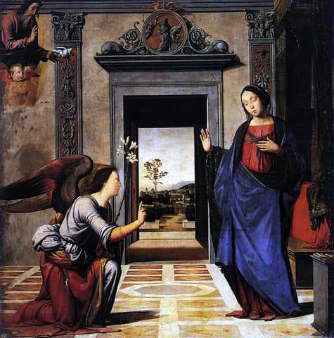  Fra Bartolomeo Annunciation - Hand Painted Oil Painting