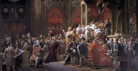  Baron Francois Gerard The Coronation of Charles X - Hand Painted Oil Painting