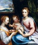  Francesco Vanni Madonna and Child with St Lucy - Hand Painted Oil Painting