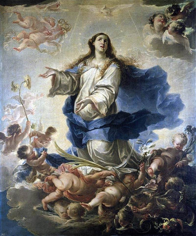  Francisco De Solis Immaculate Conception - Hand Painted Oil Painting