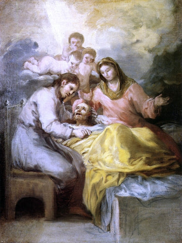  Francisco Jose de Goya Y Lucientes Sketch for The Death of Saint Joseph - Hand Painted Oil Painting