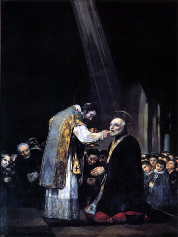  Francisco Jose de Goya Y Lucientes The Last Communion of St Joseph of Calasanz - Hand Painted Oil Painting