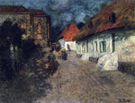  Fritz Thaulow Midnight Mass - Hand Painted Oil Painting