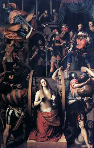  Gaudenzio Ferrari The Martyrdom of St Catherine of Alexandria - Hand Painted Oil Painting