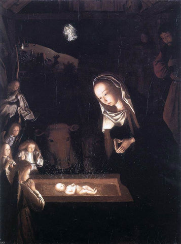  Geertgen Sint Jans Nativity, at Night - Hand Painted Oil Painting