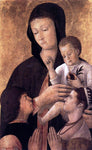  Gentile Bellini Madonna and Child with Donors - Hand Painted Oil Painting