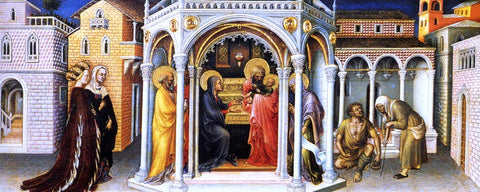  Gentile Da Fabriano The Presentation In the Temple - Hand Painted Oil Painting