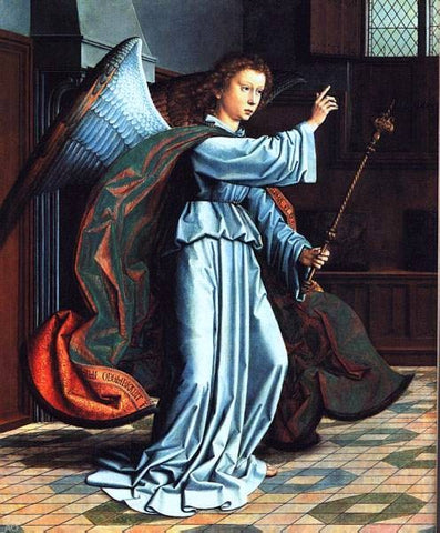  Gerard David The Annunciation - Hand Painted Oil Painting
