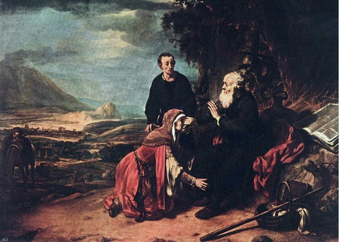  Gerbrand Van den Eeckhout Prophet Eliseus and the Woman of Sunem - Hand Painted Oil Painting