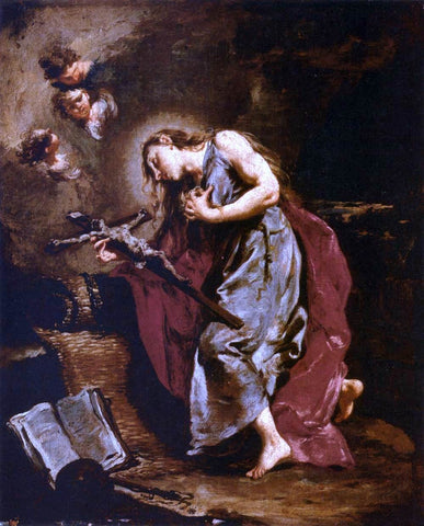  Giambattista Pittoni The Penitent Magdalene - Hand Painted Oil Painting