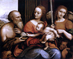  Giampietrino Madonna and Child with Sts Jerome and Michael - Hand Painted Oil Painting