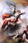  Giovanni Antonio Guardi The Angel Appears to Tobias - Hand Painted Oil Painting