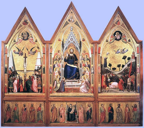  Giotto The Stefaneschi Triptych - Hand Painted Oil Painting