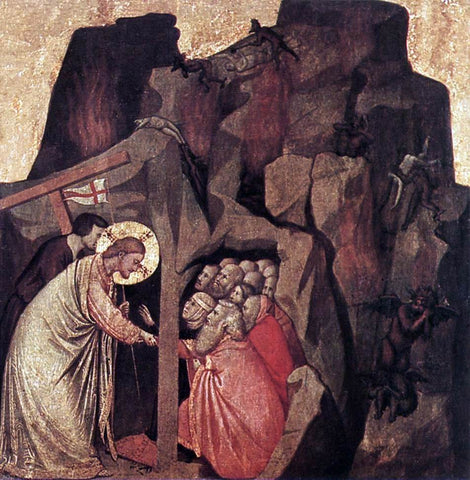  Giotto Di Bondone Descent into Limbo - Hand Painted Oil Painting