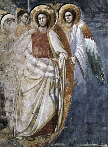  Giotto Di Bondone Last Judgment (detail 6) (Cappella Scrovegni (Arena Chapel), Padua) - Hand Painted Oil Painting