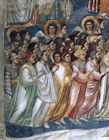 Giotto Di Bondone Last Judgment (detail 7) (Cappella Scrovegni (Arena Chapel), Padua) - Hand Painted Oil Painting