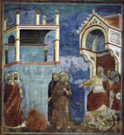  Giotto Di Bondone Legend of St Francis: 11. St Francis before the Sultan (Upper Church, San Francesco, Assisi) - Hand Painted Oil Painting