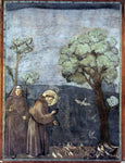  Giotto Di Bondone Legend of St Francis: 15. Sermon to the Birds (Upper Church, San Francesco, Assisi) - Hand Painted Oil Painting