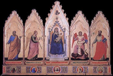  Giotto Di Bondone Polyptych - Hand Painted Oil Painting