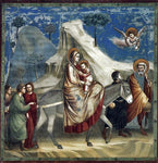  Giotto Di Bondone Scenes from the Life of Christ: 4. Flight into Egypt (Cappella Scrovegni (Arena Chapel), Padua) - Hand Painted Oil Painting