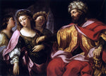 Giovanni Andrea Sirani Esther Before Ahasuerus - Hand Painted Oil Painting