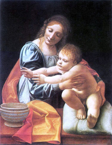  Giovanni Antonio Boltraffio The Virgin and Child - Hand Painted Oil Painting