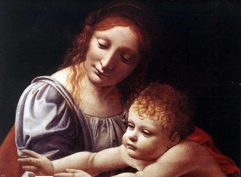  Giovanni Antonio Boltraffio The Virgin and Child (detail #1) - Hand Painted Oil Painting