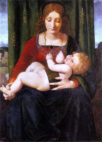  Giovanni Antonio Boltraffio Virgin and Child - Hand Painted Oil Painting