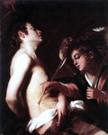  Giovanni Baglione St Sebastian Healed by an Angel - Hand Painted Oil Painting