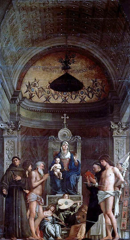  Giovanni Bellini San Giobbe Altarpiece - Hand Painted Oil Painting