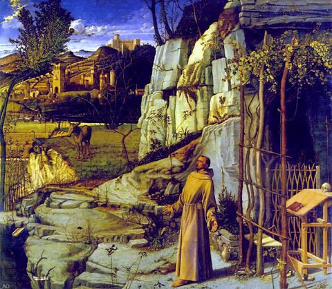  Giovanni Bellini St. Francis in Ecstasy - Hand Painted Oil Painting