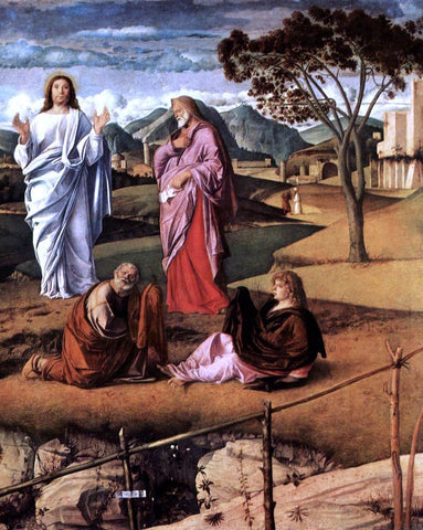  Giovanni Bellini Transfiguration of Christ (detail) - Hand Painted Oil Painting