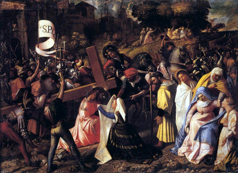  Giovanni Cariani The Way to Calvary - Hand Painted Oil Painting