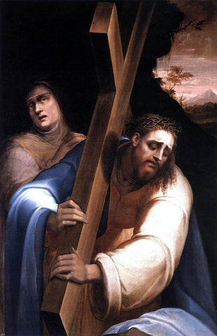  Giovanni De' Vecchi Carrying the Cross - Hand Painted Oil Painting